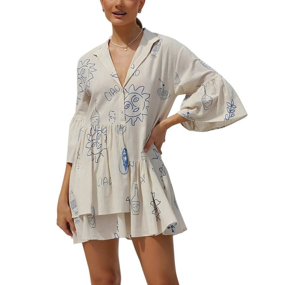 Camila Blanco Womens  Mini Dress